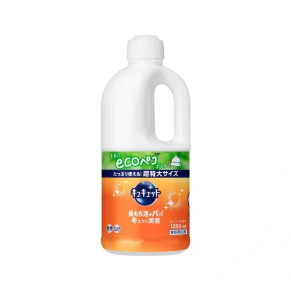 KAO- Nước rửa bát Kyukyuto hương cam 1250ml