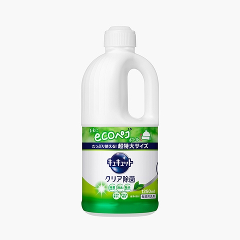 KAO- Nước rửa bát Kyukyuto hương trà xanh 1250ml
