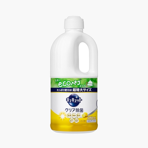 Nước rửa bát KAO Kyute Kuyte can 1250ml (Hương chanh)