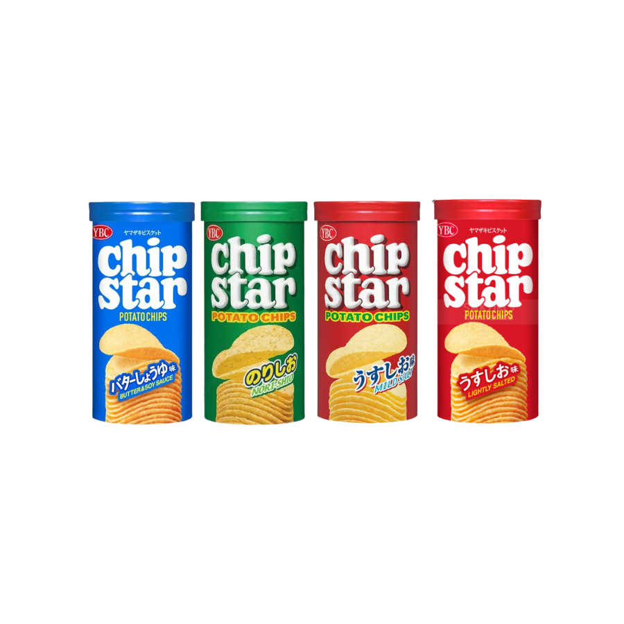Snack khoai tây chiên Chip Star YBC Nhật Bản (nhiều vị) Snack khoai tây chiên Chip Star YBC Nhật Bản (nhiều vị)