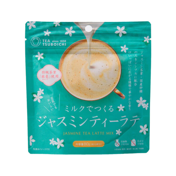 Tsuboshi Seicha Honpo Tsuboichi Trà hoa nhài Latte làm từ sữa, 2,8 oz (80 g)
